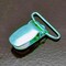 1 Dozen Metal Suspender Clips Colorful Durable Plastic Grip Sewing Clips Size 1 Inch Aqua Color